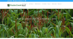 Desktop Screenshot of prairiecreekseed.com